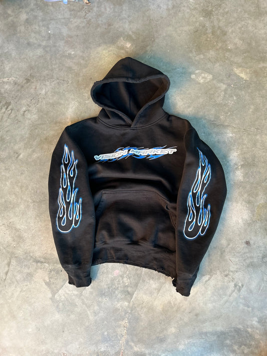 “BLUE FLAME” hoodie